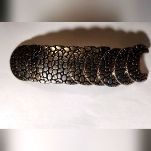 Gold plated Crescent Moon Barrette